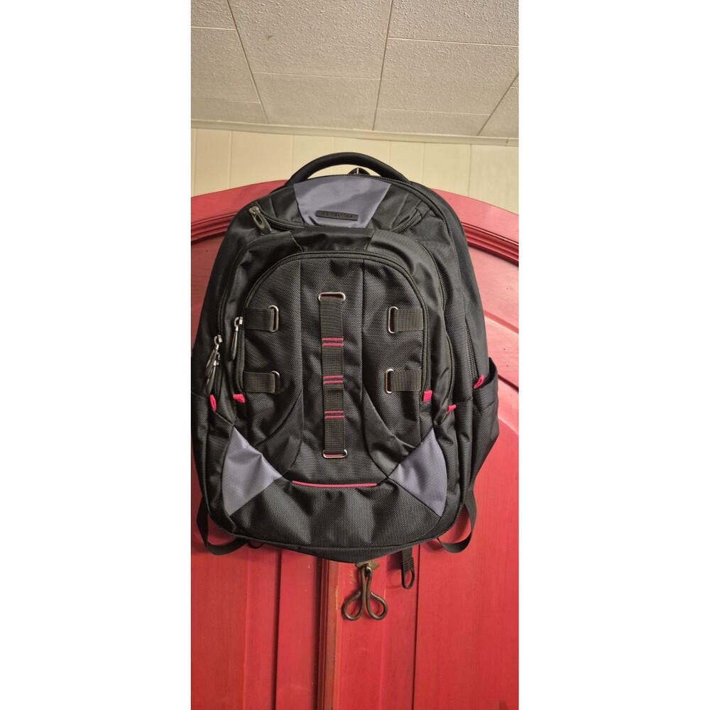 NWOT Samsonite Backpack Black Red Tectonic Carry-on Travel 17" Laptop Bag New